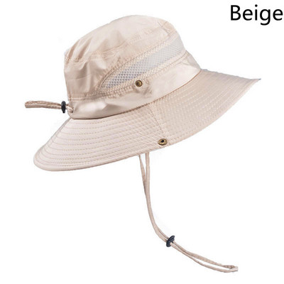 Uus õuespüügi matkamüts meeste suvine päikesemüts kalamehemüts võrgust hingav UV-vastane suur laia äärega päikesekaitsemüts