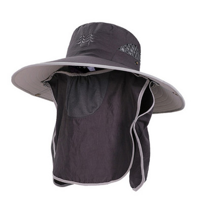 Meeste naiste välimatkamüts Päikesesirm kalastusmüts Quick Dry Hingav UV-kaitse