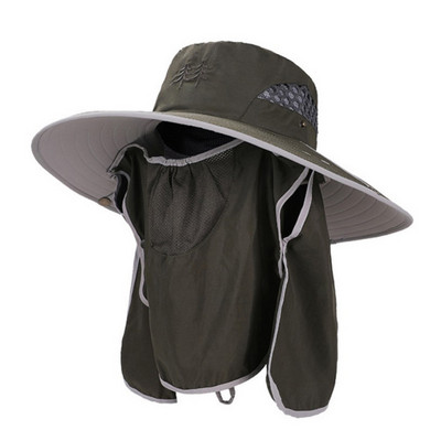 Meeste naiste välimatkamüts Päikesesirm kalastusmüts Quick Dry Hingav UV-kaitse