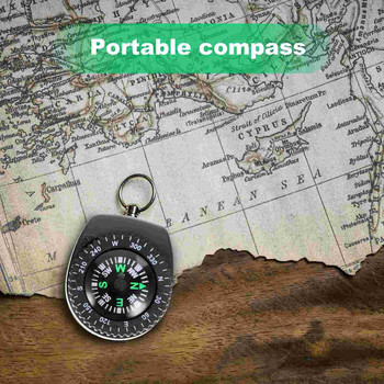 2 τμχ Adventure Compass Compass για ρολόι Strap Direction Pocket Compass Camping Compass Dial Slip-on Wrist Compass