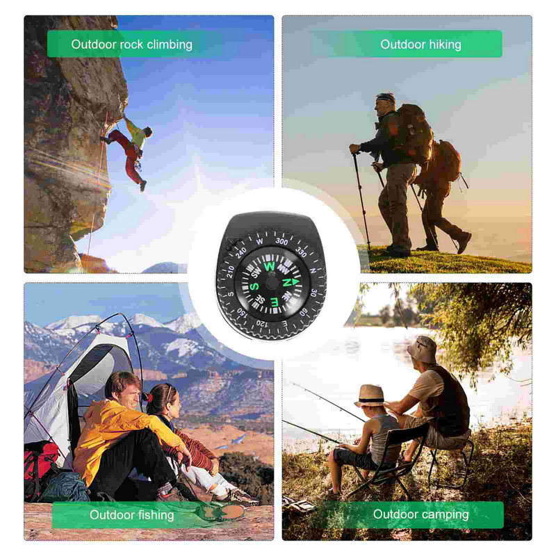 2 buc busolă de aventură pentru curea ceasului busolă de buzunar de direcție busolă de camping cadran busolă cu alunecare la încheietură