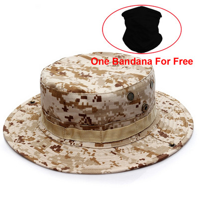 Meeste kamuflaaž-taktikaline müts, sõjaväeline müts USA armee mütsid Camo välistingimustes päikesekaitse ämbrikübar kalapüügi matka jahi mütsid