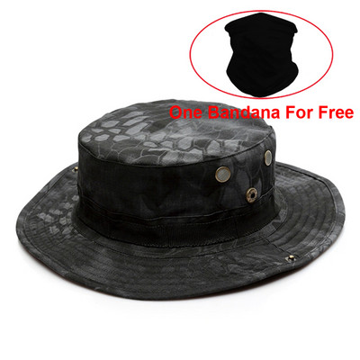 Meeste kamuflaaž-taktikaline müts, sõjaväeline müts USA armee mütsid Camo välistingimustes päikesekaitse ämbrikübar kalapüügi matka jahi mütsid