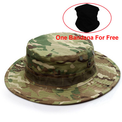 Meeste kamuflaaž-taktikaline müts, sõjaväeline müts USA armee mütsid Camo välistingimustes päikesekaitse ämbrikübar kalapüügi matka jahi mütsid