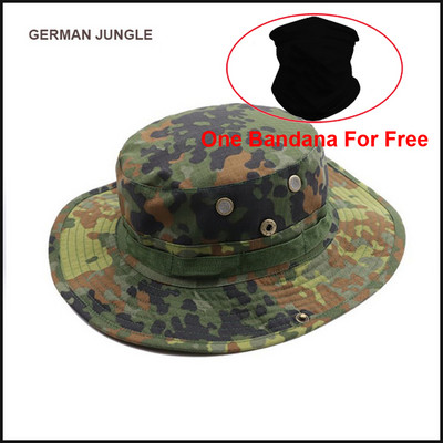 Meeste kamuflaaž-taktikaline müts, sõjaväeline müts USA armee mütsid Camo välistingimustes päikesekaitse ämbrikübar kalapüügi matka jahi mütsid