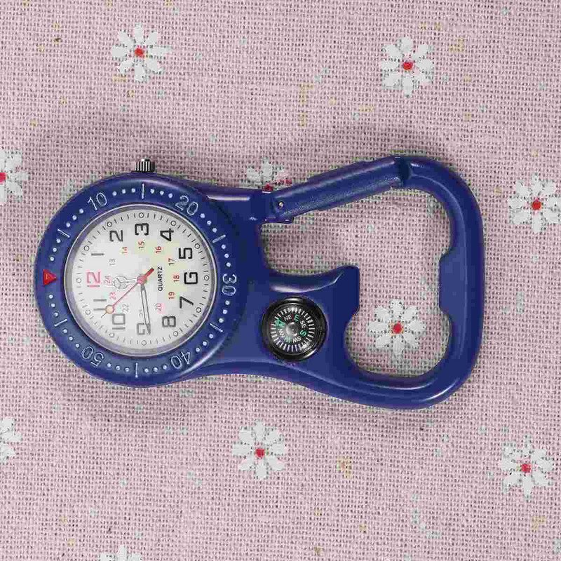 Ρολόι Pocket Compass Clip Ανδρικά ρολόγια Carabiner ανοιχτήρι μπουκαλιών Φωτεινό Backpacker Digital S Fob