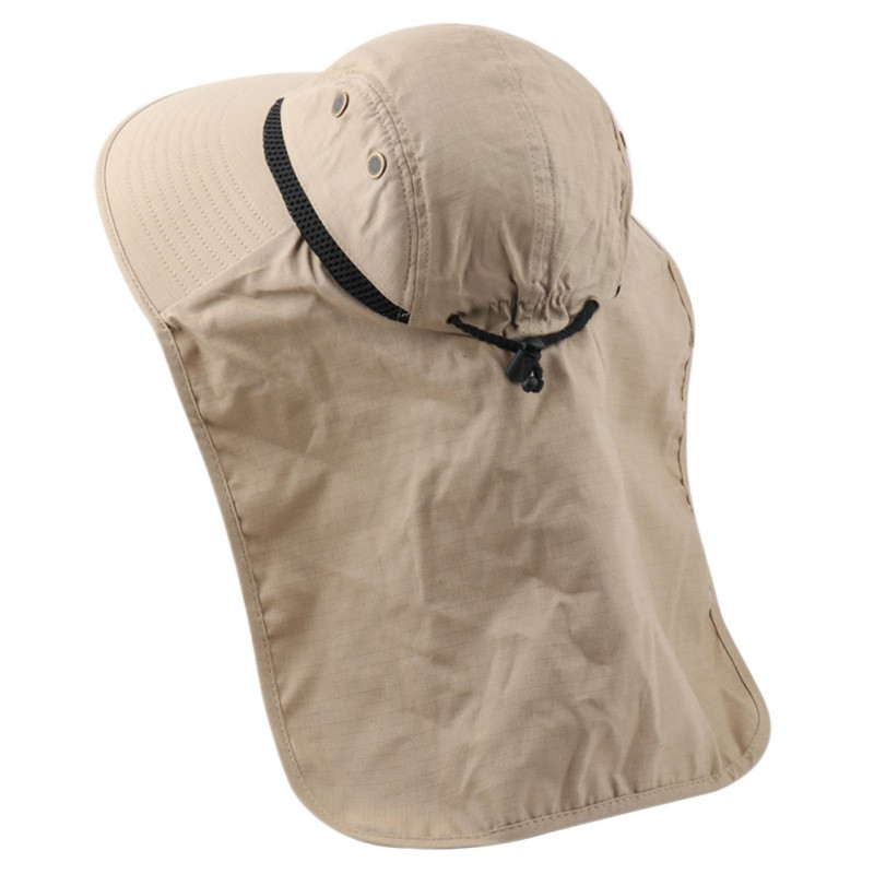 Слънцезащитна рибарска шапка Ветроустойчива шапка с широка периферия Алпинизъм Дишащи шапки за туризъм