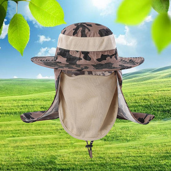 50% гореща разпродажба Дишаща външна шапка с широка периферия Найлон Големи кръгли летни слънцезащитни бързосъхнещи шапки за възрастни Риболовни принадлежности