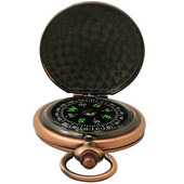 Bērnu kompass Senie kabatas automašīnu aksesuāri Mazie vintage pulksteņi, kuģu kempings