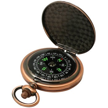 Детски компас Древни джобни аксесоари за кола Малък ретро часовник Кораби Къмпинг
