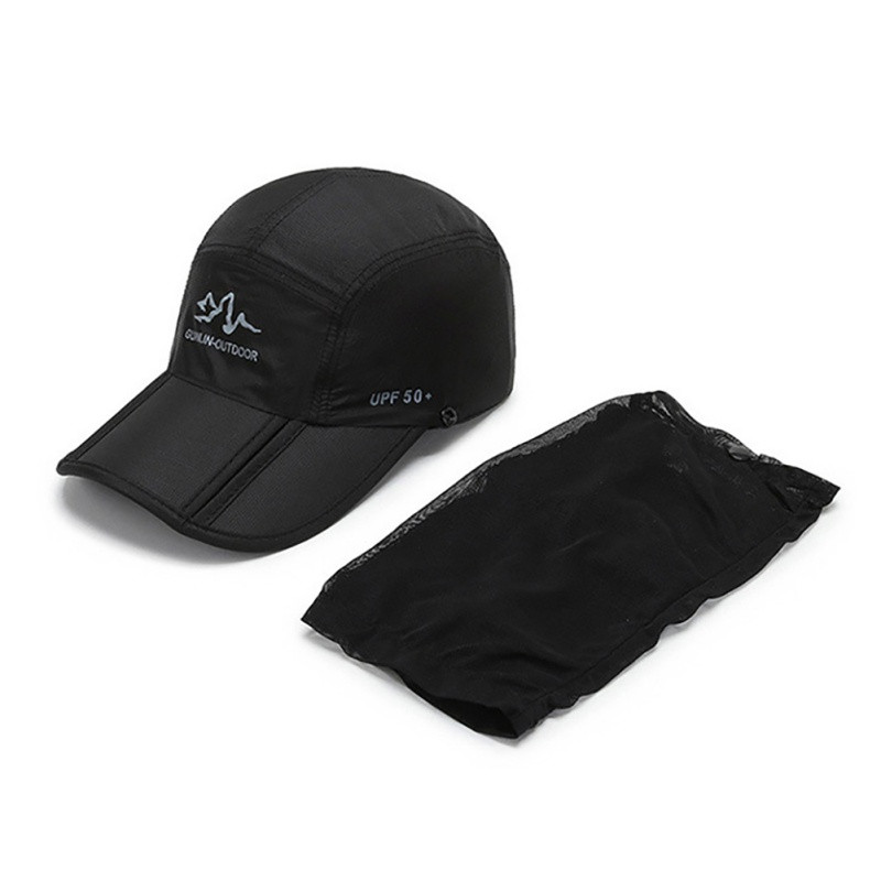 Шапка за риболов на открито Слънцезащитен капак Подвижна шапка Бързосъхнеща шапка за риболов Ветроустойчива шапка за сенник