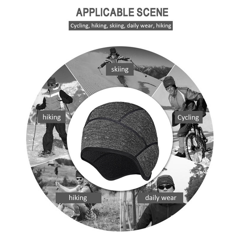 Νέο καπέλο χειμερινής ποδηλασίας Υπαίθρια αθλήματα Ορειβασία Ιππασία Σκι Fleece Καπάκι Αντιανεμικό Ανδρικά Γυναικεία Ζεστό αναπνεύσιμο καπάκι