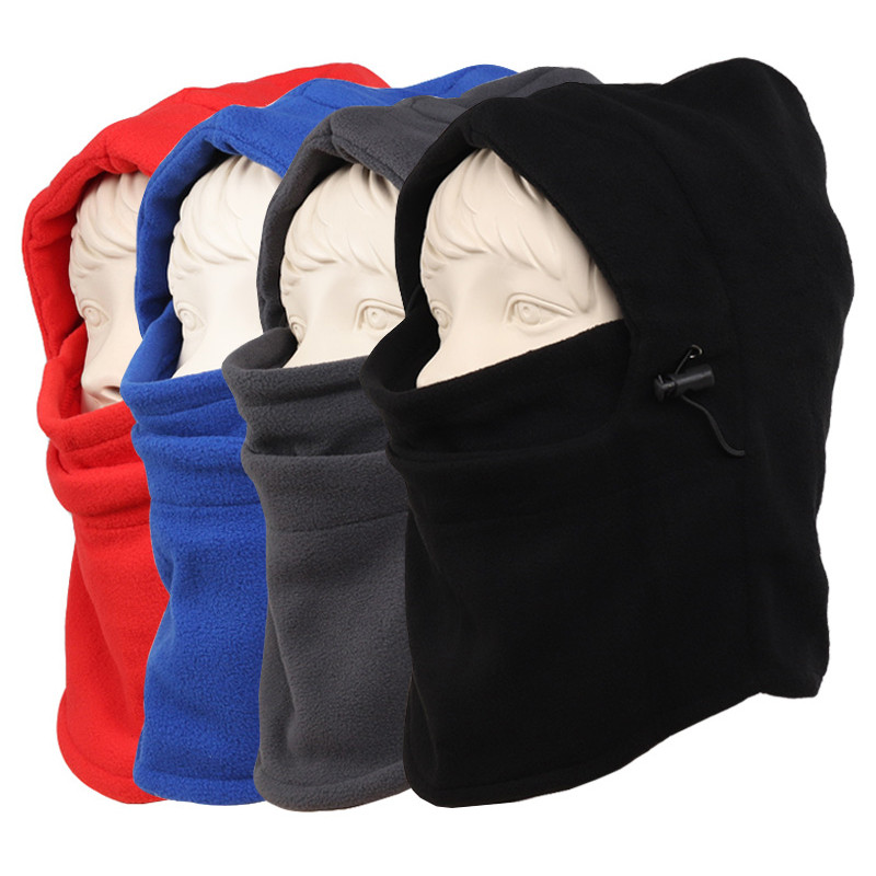 Talvised paksud fliisist soojad balaclava mütsid, termotuulekindel rattakiiver, suusarattamatkamise mootorratta kaela soojendav näomask