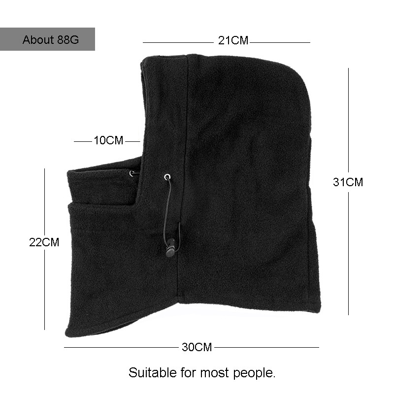 Talvised paksud fliisist soojad balaclava mütsid, termotuulekindel rattakiiver, suusarattamatkamise mootorratta kaela soojendav näomask