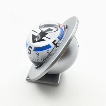 Голяма бяла топка Автомобилен компас Ръководство за аварийна сфера Lc600 Подарък за декорация на кола Инструмент за обиколка на открито