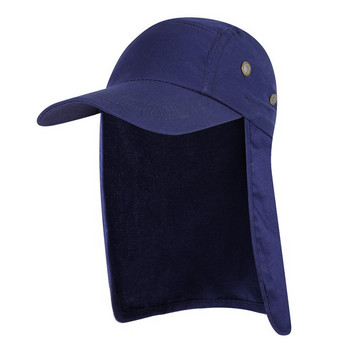 Καπέλο πεζοπορίας με κάλυμμα λαιμού αυτιού Ρυθμιζόμενο αναπνεύσιμο αδιάβροχο αντηλιακό πτυσσόμενο διχτυωτό καπέλο για αθλητικά αξεσουάρ εξωτερικού χώρου