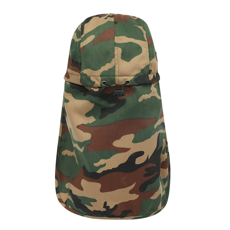 Καπέλο πεζοπορίας με κάλυμμα λαιμού αυτιού Ρυθμιζόμενο αναπνεύσιμο αδιάβροχο αντηλιακό πτυσσόμενο διχτυωτό καπέλο για αθλητικά αξεσουάρ εξωτερικού χώρου