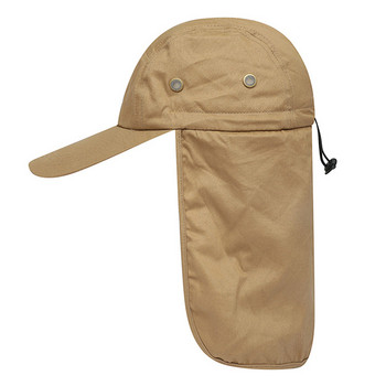 Unisex Καπέλα πεζοπορίας για εξωτερικούς χώρους Quick Dry Sun Visor Καπέλο Αντιηλιακή προστασία με κάλυμμα αυτιού με πτερύγιο λαιμού για σκουφάκια πεζοπορίας