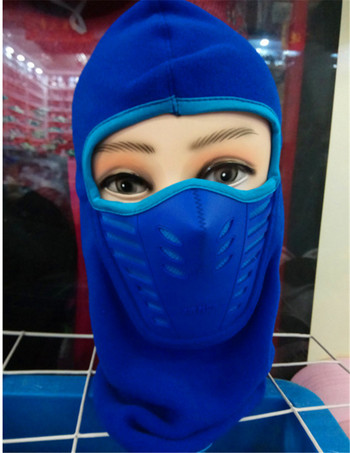 Χειμερινή αντιανεμική μάσκα προσώπου Κράνος για άντρες ή γυναίκες για ποδήλατο εξωτερικού χώρου Καπέλα κυνηγιού μοτοσικλέτας θερμικό καπέλο φλις