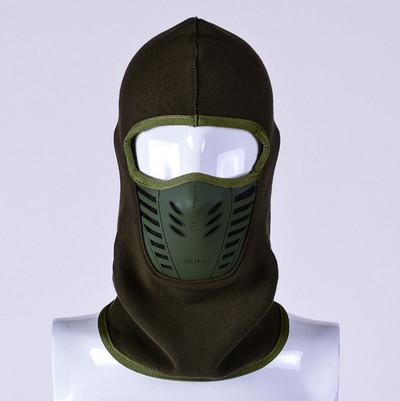 Зимна ветроустойчива маска за лице Каска Мъж или жена Велосипед на открито Мотоциклет Ловни шапки Термична поларена шапка