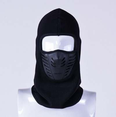 Зимна ветроустойчива маска за лице Каска Мъж или жена Велосипед на открито Мотоциклет Ловни шапки Термична поларена шапка