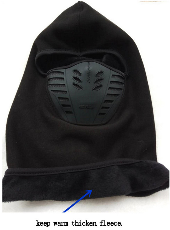 Зимна ветроустойчива маска за лице Каска Мъж или жена Велосипед на открито Мотоциклет Ловни шапки Термична поларена шапка