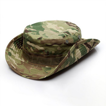 Камуфлажна шапка Boonie Висококачествени военни тактически армейски шапки с кофа Къмпинг Риболов Туризъм Лов Шапка за катерене Мъжки слънчеви шапки