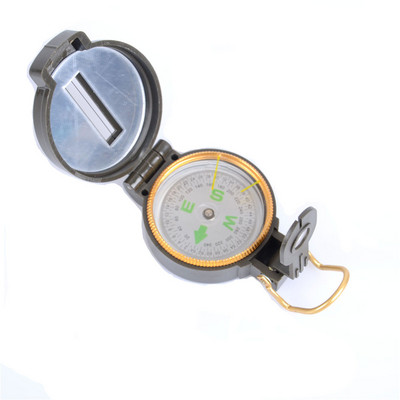 HSEAYM daudzfunkcionāls kamuflāžas kompass Augstas kvalitātes dāvanu auto kempings pārgājienu ceļvedis Pārnēsājami kompasi