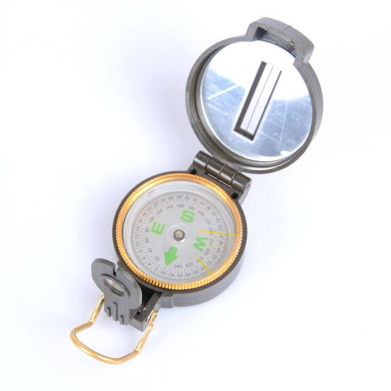 HSEAYM Busolă de camuflaj multifuncțională Cadou de înaltă calitate Mașină Camping Drumeții Ghid de indicare Busolă portabilă