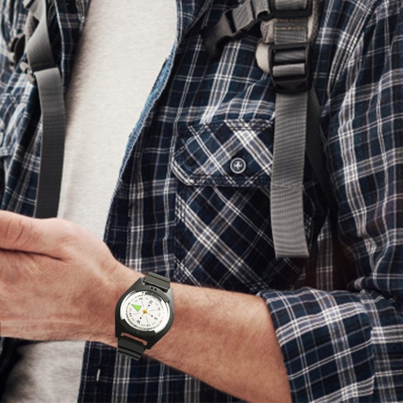 Pulksteņa siksnas kompass Viegli lasāms kompass pulksteņa siksniņai MC889