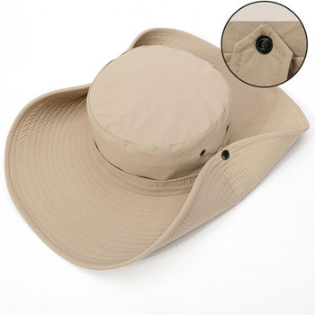 Νέο αντηλιακό καπέλο ψαρέματος Καλοκαιρινό αναπνεύσιμο δίχτυ για κάμπινγκ Καπέλα πεζοπορίας Anti-UV Καπέλο ορειβασίας Αντρικό καπέλο Panama