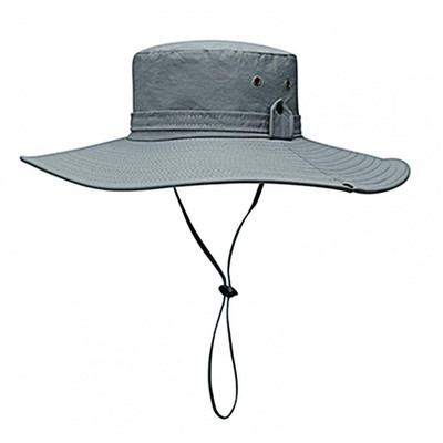 Uus päikesekaitse kalapüügimüts suvine hingav võrgust matkamütsid UV-kaitsega päikesekübar mägironimismütsid Meeste Panama müts