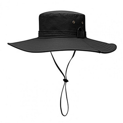 Uus päikesekaitse kalapüügimüts suvine hingav võrgust matkamütsid UV-kaitsega päikesekübar mägironimismütsid Meeste Panama müts