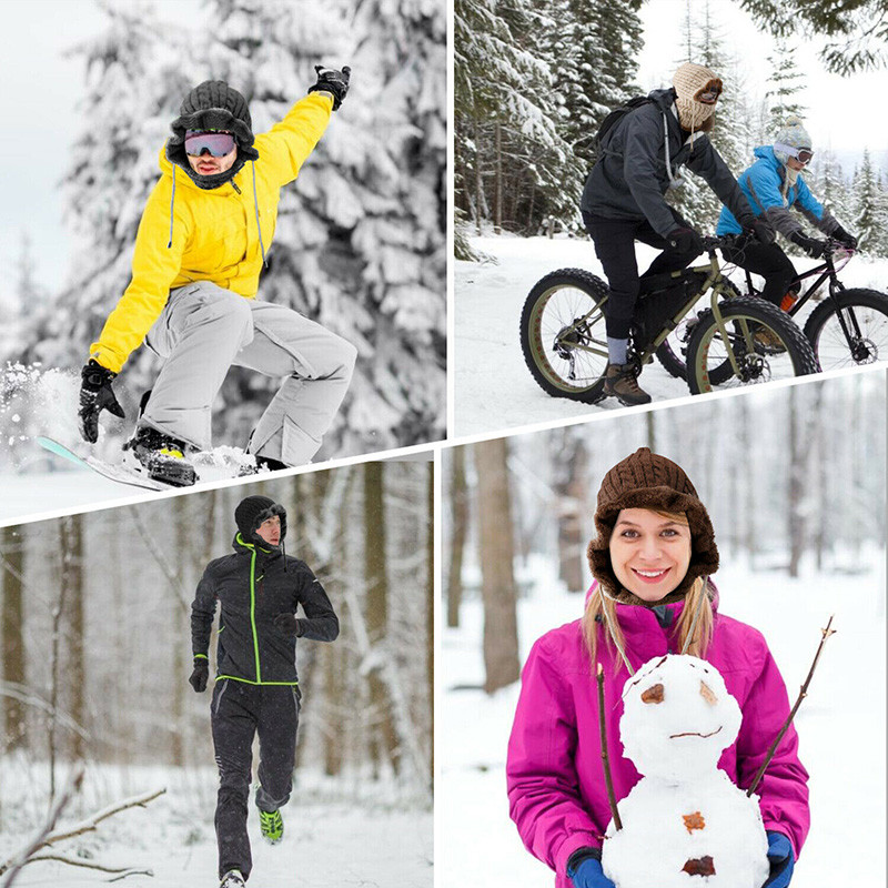 Moodne fliisist kootud müts, pikk kaelus varrukatega, paks talvine soojendav müts jalgrattasõiduks suusatamiseks kõndimiseks