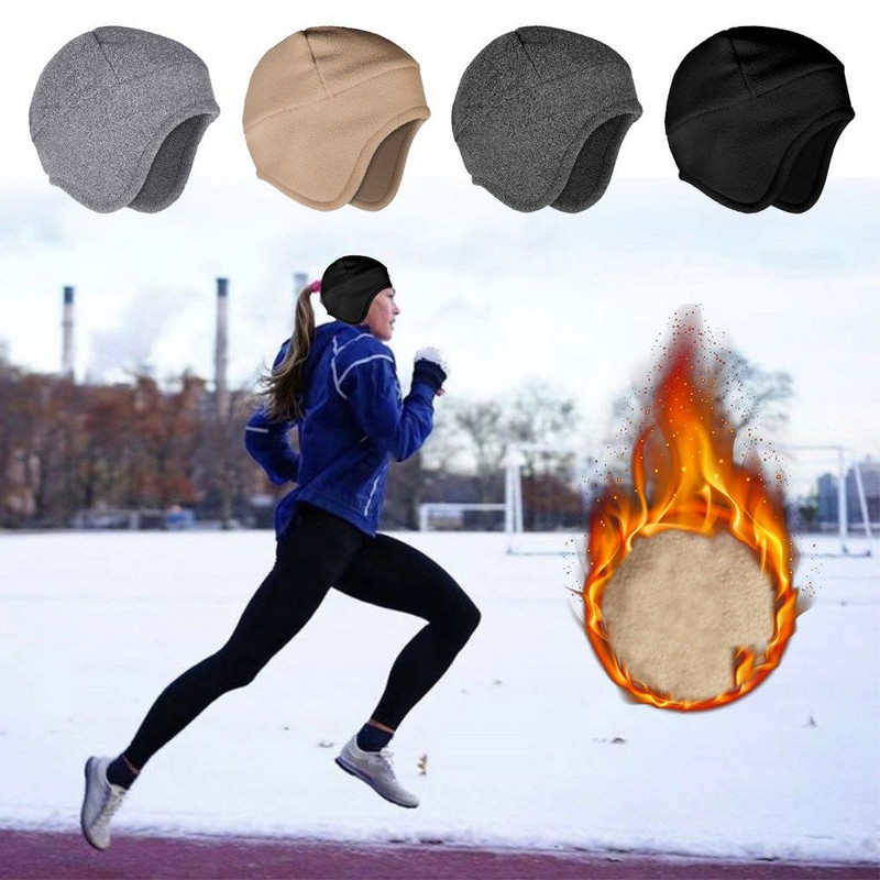Мъже Жени Колоездене Поларено руно Спорт на открито Топла шапка Шапка Ветроустойчива шапка за защита на ушите