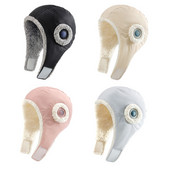 Žieminė bombonešio kepurė su ausų atvartais Dviračių gaudyklių kepurė moterims Laikykite karščiui atsparias vėjui slidinėjimo žygio kepures