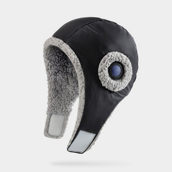 Зимна бомбардировъчна шапка с капаци за уши Велосипедна шапка трапер за дами Keep Thermal Ветроустойчиви шапки за ски туризъм