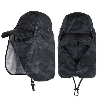 LOOGDEEL Jahimatkad Matkad Kalapüügimütsid Mehed Naiste Õues Päikesekaitse Hingavad mütsid Täispea kiiresti kuivavad peakatted