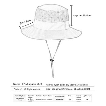 Лятна анти-UV слънчева шапка Външна едноцветна слънцезащитна шапка с кофа Бягащ риболов Спортни слънцезащитни капачки за сенници Ежедневна шапка