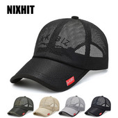 NIXHIT modna muška bejzbol kapa Ljetna mrežasta prozračna brzosušiva kapa Kamion Sport na otvorenom Planinarenje Vožnja Ribolov Šešir za penjanje A278