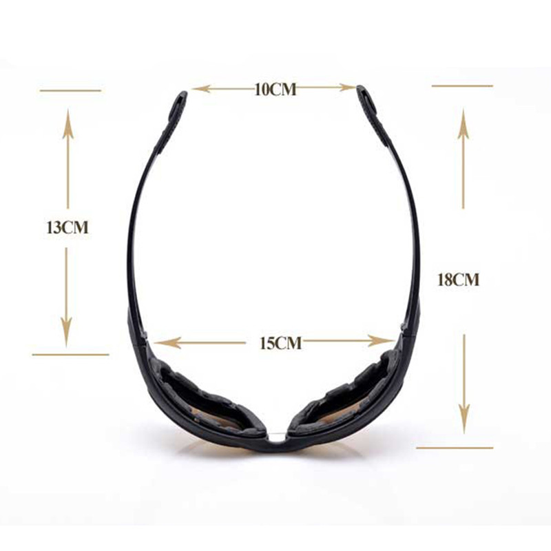 Taktiskās brilles 4 lēcas, vīrieša šaušanas brilles Gafas motocikla margrietiņa polarizētās armijas saulesbrilles X7/c5 taktiskās brilles