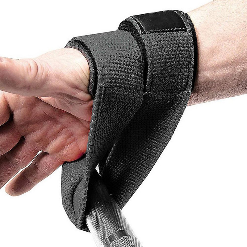 2vnt Sporto salės kėlimo dirželiai Svorį keliantys riešo svorio diržai Kūno stiprinimo pirštinės moterims Vyrams Fitness Crossfit štangos Power