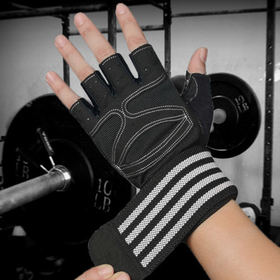 Ръкавици за вдигане на тежести, мъже, жени, тренировъчна ръкавица, щанга, фитнес, фитнес ръкавици с опора за китката за Cossfit, тренировка, защита, защита
