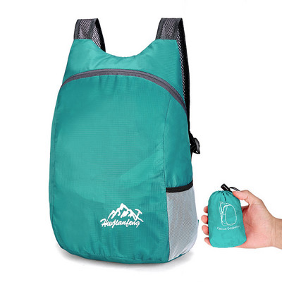 Ελαφρύ πτυσσόμενο γυναικείο σακίδιο πλάτης 15L Πτυσσόμενο Υπερελαφρύ πτυσσόμενο σακίδιο πλάτης εξωτερικού χώρου Αθλητικό σακίδιο ημέρας για άνδρες Γυναικεία