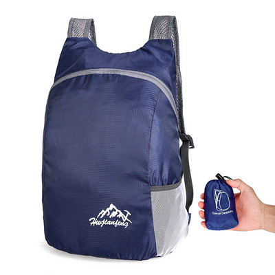 Ελαφρύ πτυσσόμενο γυναικείο σακίδιο πλάτης 15L Πτυσσόμενο Υπερελαφρύ πτυσσόμενο σακίδιο πλάτης εξωτερικού χώρου Αθλητικό σακίδιο ημέρας για άνδρες Γυναικεία