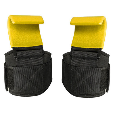 Svorio kėlimo rankenos kabliukai Kėlimo kablys Ranka ir treniruoklis Fitneso riešo dirželiai Sunkios apkrovos prisitraukimai Galios kėlimo rankenos Paminkštintas treniruočių kabliukas