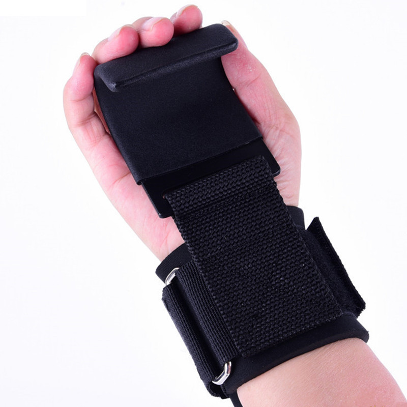 Svorio kėlimo rankenos kabliukai Kėlimo kablys Ranka ir treniruoklis Fitneso riešo dirželiai Sunkios apkrovos prisitraukimai Galios kėlimo rankenos Paminkštintas treniruočių kabliukas