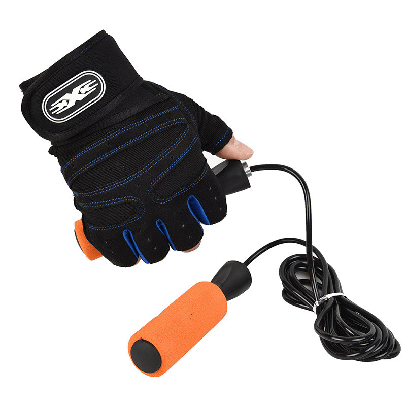 Hantlid Jõusaal Tõstmiskindad Poolsõrm Fitness Kulturismi Treening Peopesa kaitsmine Naistele Mehed Sport Treening Sõrmusteta