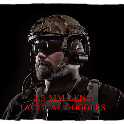 Jaunas militārās aizsargbrilles, ložu necaurlaidīgs triecienizturīgs HD objektīvs UV400 āra lietošanai vīriešu saulesbrilles Brilles, taktiskās šaušanas brilles