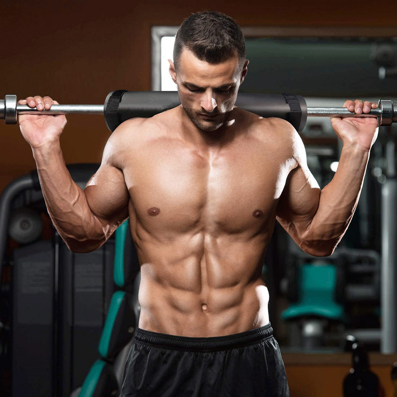 Pritūpimo padas – putplasčio štangos pagalvėlė pritūpimų pagalvėlėms, pritūpimų ir strypo paminkštinimas klubų stūmimui – standartinis olimpinio svorio strypo padas